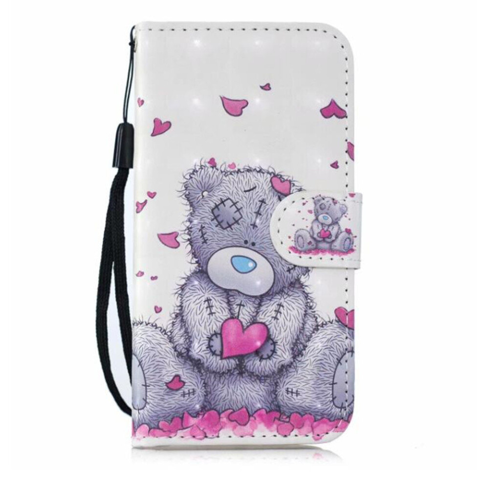 Honor 8S Case 3D Pu Leather Case For Huawei Honor 8S Cover Huawei Honor 8S Fundas Wallet Flip Stand Phone Cases 777178658707