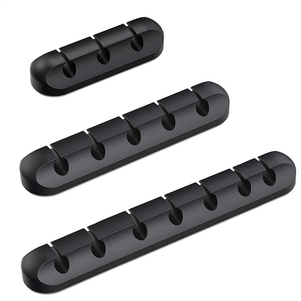 Cable Organizer Silicone Usb Cable Winder Desktop Tidy Management Clips Cable Holder For Mouse Headphone Wire Organizer 701942853241