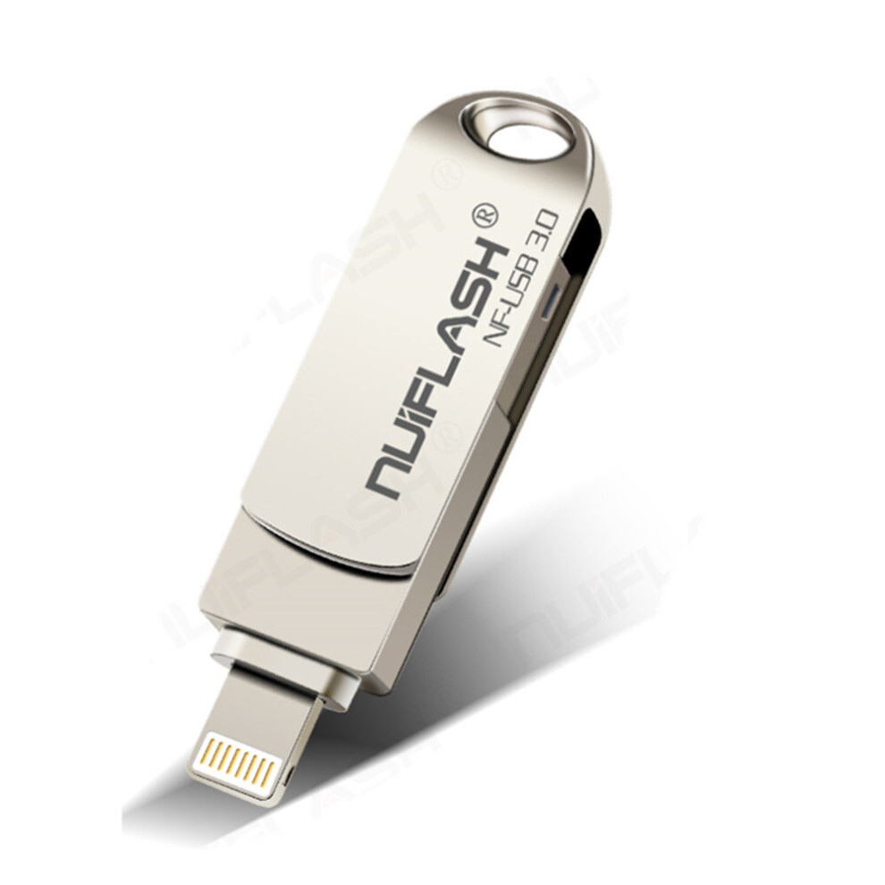 Usb Flash Drive Pendrive For Iphone 6/6S/6Plus/7/7Plus/8/X Usb/Otg/Lightning 2 In 1 Pen Drive For Ios External Storage Devices 701942832017