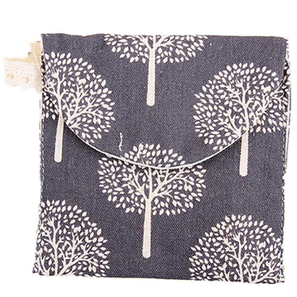 Chaochuang 10Pcs Portable Cute Cartoon Sanitary Towel Napkin Pad Tampon Purse Bag Organizer Pouch Girls Feminine Hygiene Pad Storage Organizador