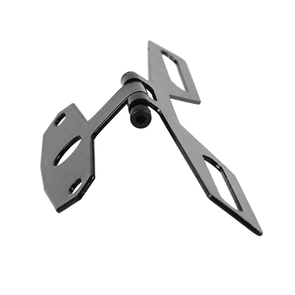2Pcs Motorcycle Tail Brake Adjustable License Plate Bracket Fold Tail Mount Holder For Harley Bobber Chopper Atv Motorbike Light 775821397393