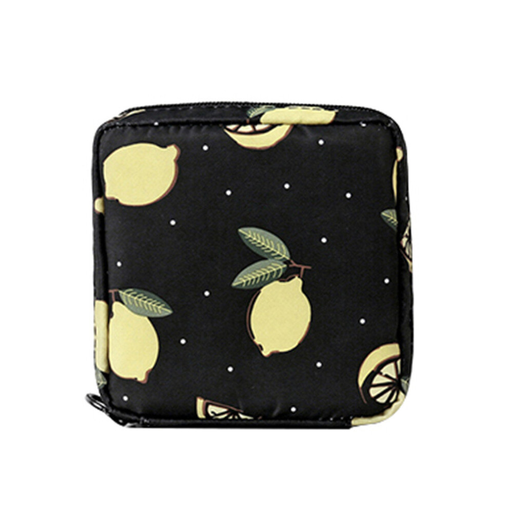 Chaochuang Portable Sanitary Pads Bag Large Capacity Travel Cosmetic Lipstick Napkin Storage Pouch