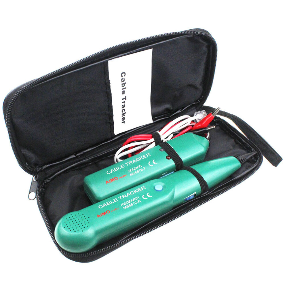 Professional Ms6812 Lan Network Cable Tester For Utp Stp Cat5 Cat5e Cat6 Cat6e Rj45 Rj11 Telephone Wire Tracker Tracer 701942835759