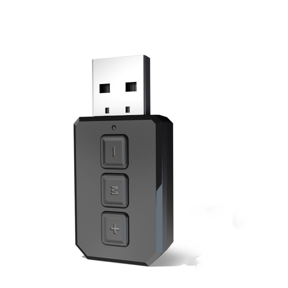 Photos - Wi-Fi Adapter USB Bluetooth 5.0 Adapter Receiver Transmitter Wireless USB Bluethooth Dongle With Mic For Car PC Laptop TV Computer Headpho