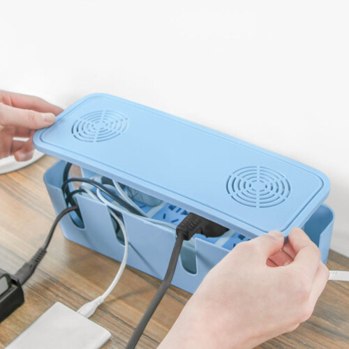Cable Storage Box Wire Management Socket Tidy Organizer Safety Home Container Cable Management Case 2