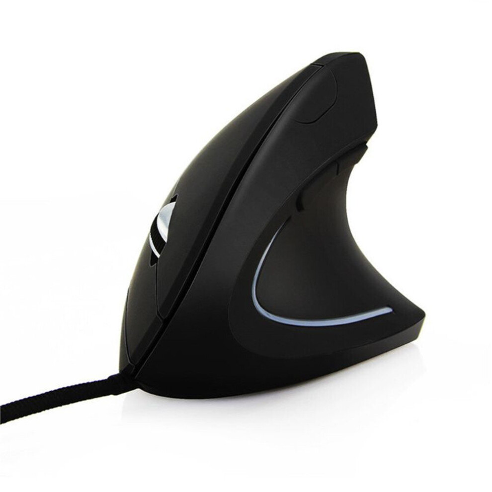 Wired Right Hand Vertical Mouse Ergonomic Gaming Mouse 800 1200 1600 Dpi Usb Optical Wrist Healthy Mice Mause For Pc Computer 701942840128