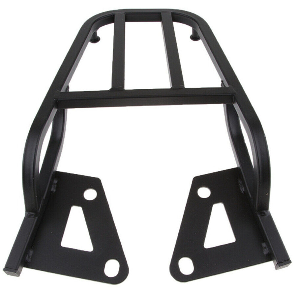 Motorcycle Bike Trunk Seat Rear Box Tail Fin Shelf Metal Luggage Rack Kit Seat Extension 775821399458