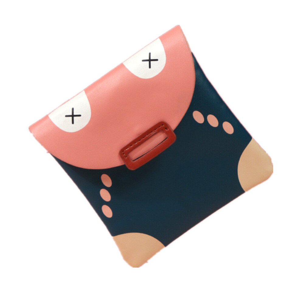 Chaochuang 2Pcs Fashion Women Small Cosmetic Bags Travel Mini Sanitary Napkins Make Up Coin Money Card Lipstick Storage Pouch Purse Bags