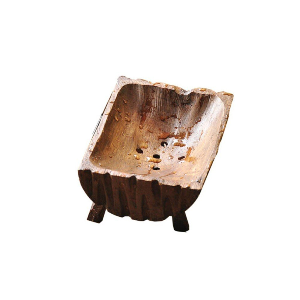 Vintage Handmade Natural Wooden Soap Dish Tray Holder Storage Rack Wood Soap Box for Bath Shower Bathroom Home Hotel-image-OPC-P79VXVR-NEW