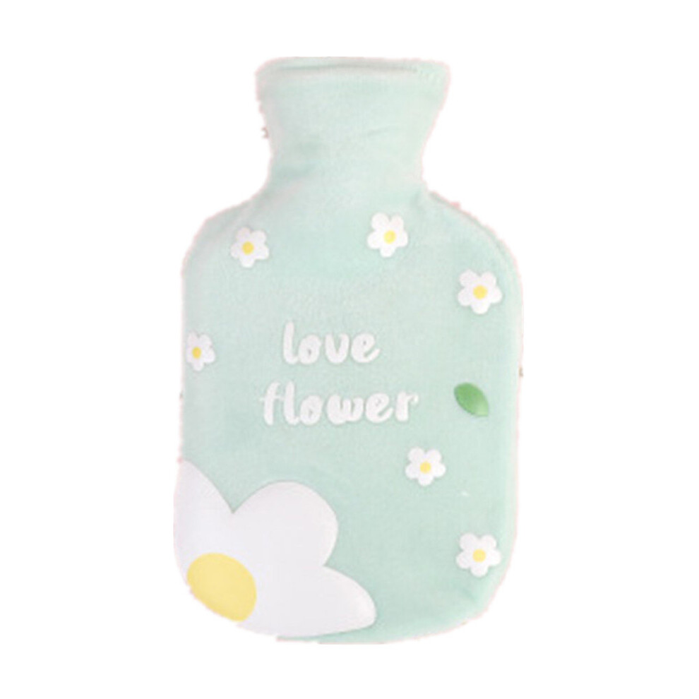 Chaochuang 2Pcs Plush Hot Water Bottle Water Injection Explosion-Proof Mini Cute Hand Warmer Female Warm Student Warm Water Bag