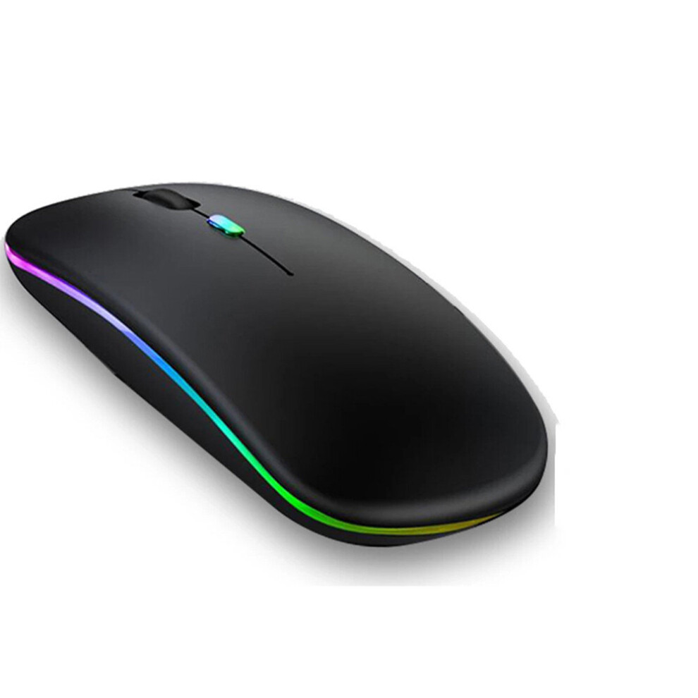 Rgb Bluetooth Mouse Rechargeable Wireless Mouse For Laptop Ipad Macbook Computer Silent Mause Led Backlit Ergonomic Mice 701942838675