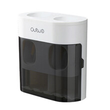 Magnetic Toothbrush Holder Automatic Toothpaste Squeezer Multifunction Toothpaste Dispenser Wallmounted Bathroom Accessories Set