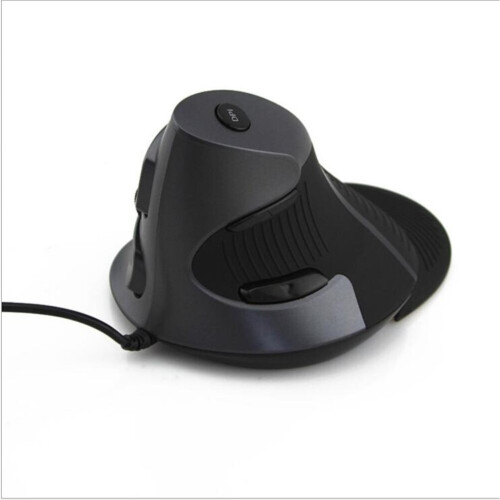 M618 Optical Vertical Wired Mouse 6 Buttons 1600 DPI Ergonomic Right Hand Mice with Rubber Protective Shell For PC 2