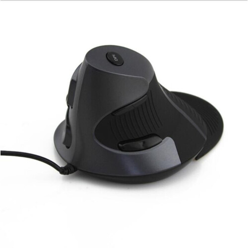 M618 Optical Vertical Wired Mouse 6 Buttons 1600 DPI Ergonomic Right Hand Mice with Rubber Protective Shell For PC