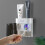 Magnetic Toothbrush Holder Automatic Toothpaste Squeezer Multifunction Toothpaste Dispenser Wallmounted Bathroom Accessories Set 2