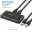 USB 3.0 2.0 Switcher USB KVM Switch 2 PCs Sharing 4 USB Devices for Keyboard Mouse Printer Monitor USB 2.0 3.0 Switch Selector 4