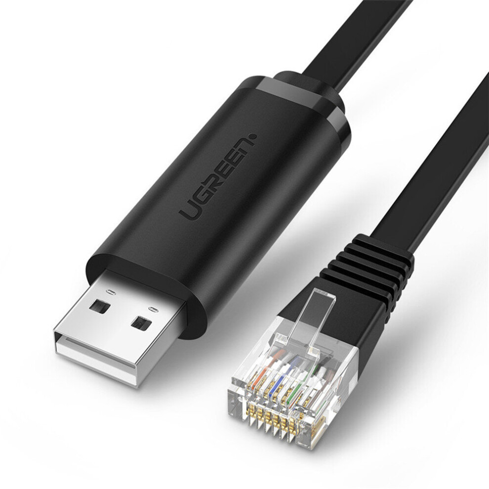 Usb To Rj45 Console Cable Rs232 Serial Adapter For Cisco Router 1.5M Usb Rj 45 8P8c Converter Usb Console Cable 701942857386