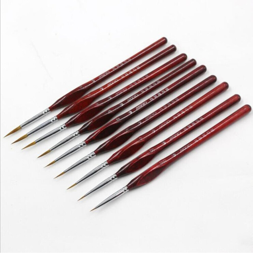 Professional Sable Hair Paint Brush Miniature Art Brushes for Drawing Gouache Oil Painting Brush Art Supplies