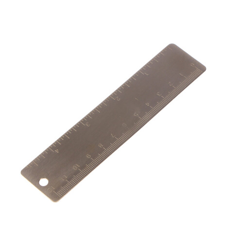 4 Pcs Mini Vintage Brass Ruler Bookmarks Mini Small Metal Ruler ...