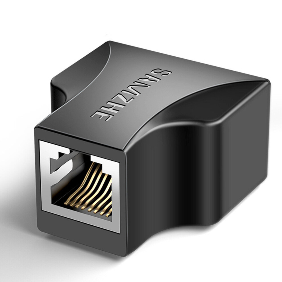Ethernet Adapter Lan Cable Extender Splitter For Internet Connection Cat5 Rj45 Splitter Coupler Contact Modular Plug 701942842153