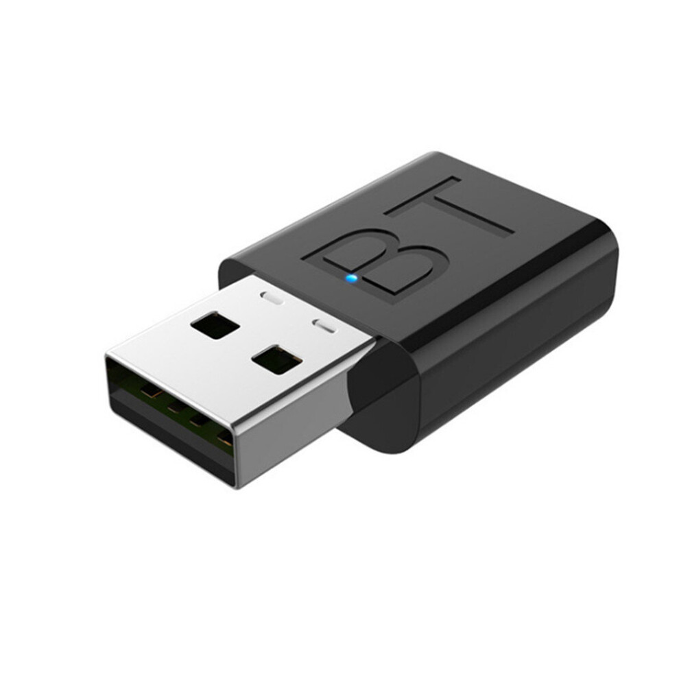 Usb Bluetooth Dongle Adapter 5.0 Wireless Bluetooth 2 In 1 Adapter For Pc Computer Speaker Audio Bluetooth Receiver Transmitter 701942835636