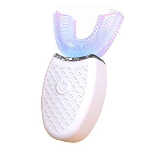 360 Degrees Blue Light Intelligent Automatic Sonic Electric Brush U Modes Toothbrushs USB Charging Teeth Whitening