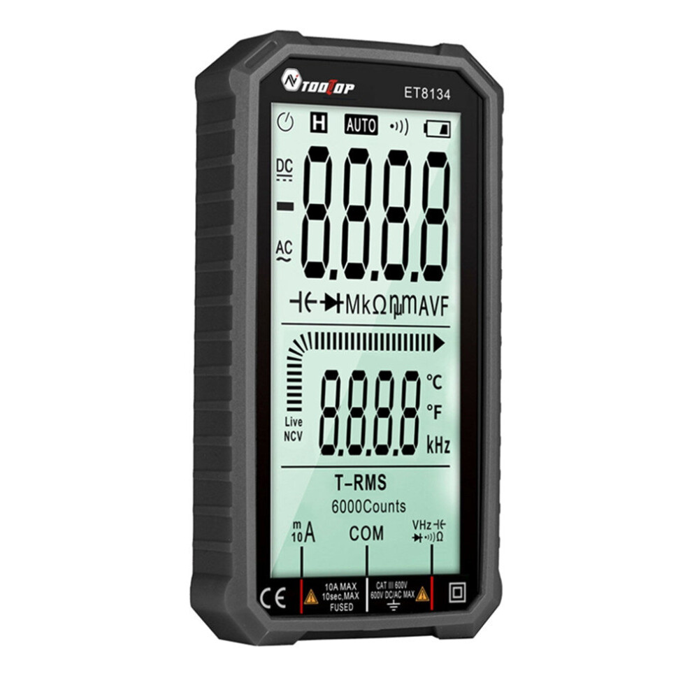 Et8134 4.7 Inch Lcd Multimeter Direct Current Voltage Current Measurement Capacitance Resistance Measuring 701942846069