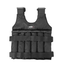 Loading Weight Vest Boxing Weight Training Workout Fitness Gym Equipment Adjustable Waistcoat Jacket Sand without Counterweight
