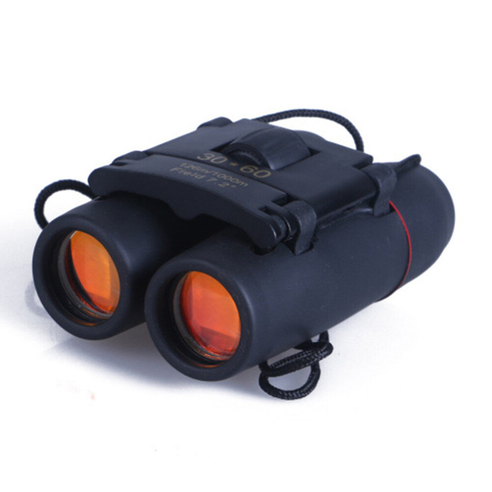 For Hunting Spotting Scope Camping Travel Folding Night Vision Binoculars High Clarity Telescope 30X60 Zoom 126M/1000M Red 775821387981