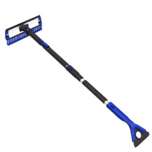 4-in-1 Extendable Snow Shovel Ice Scraper Snow Brush Water Remover For Car Auto SUV Frost Windshield Cleaner Winter Tool