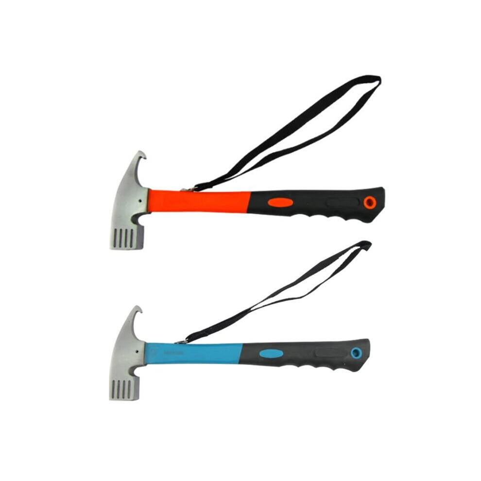 Portable Steel Outdoor Camping Hammer Tent Awning Stake Nail Puller Remover Multifunctional Tool 701942927799