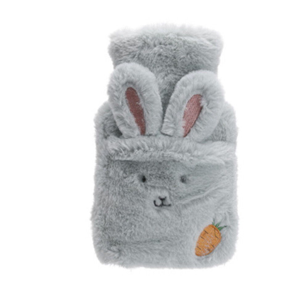 Chaochuang 500Ml Hot Water Bag Cute Explosion-Proof Rubber Water-Falling Hot-Water Bag Plush Cloth Cover Hot Water Bottle