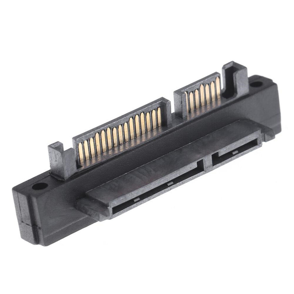 22Pin Right Angle Up 90 Sata Adapter Male To Female 7+15 Pin Serial Ata Extension Adapters Connector Converter 701942843136