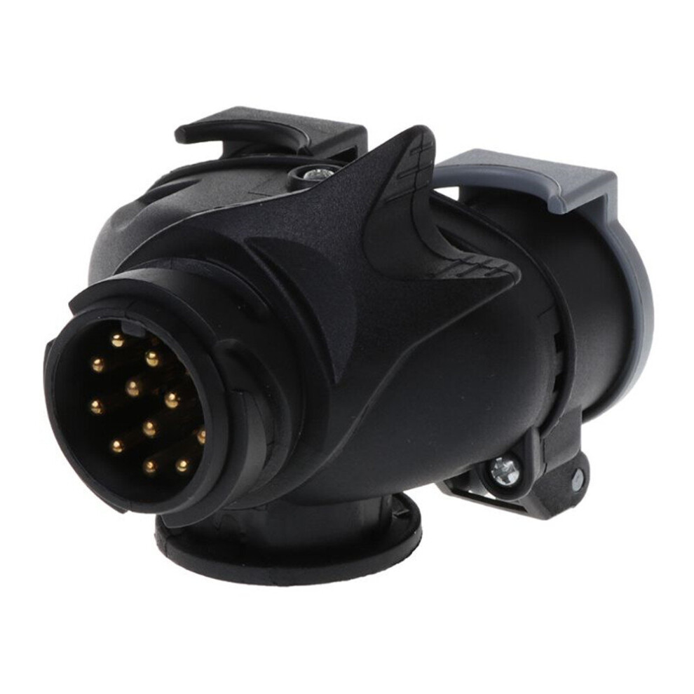 13 Pin Plug To 12N / 12S 7 Pin Sockets Caravan Towing Conversion Trailer Wiring Connector 12V #306 775821397898