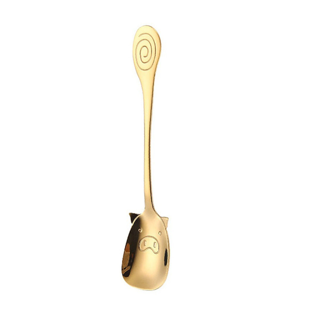 4Pcs Cartoon Style Children's Cute Piglet Stainless Steel Fork Spoon Tableware Chaochuang