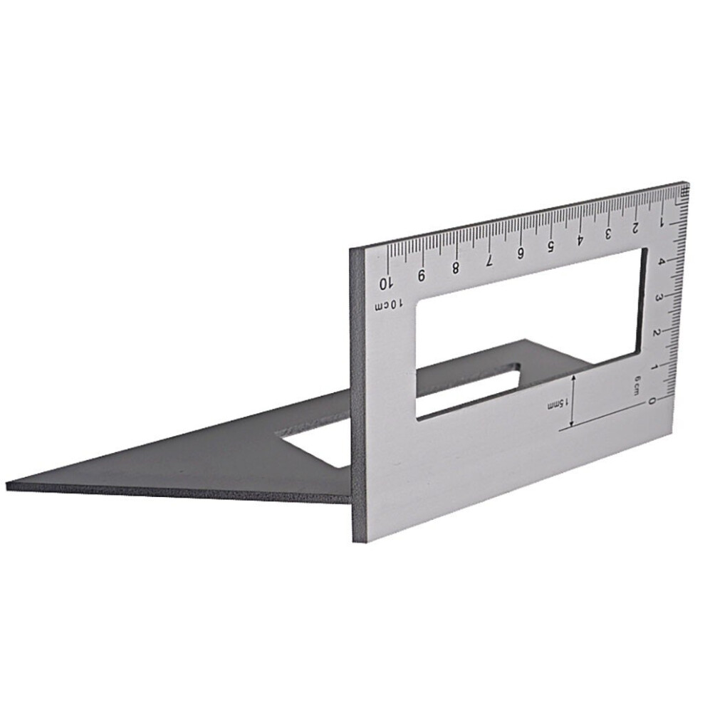 Multifunctional Angle Ruler 45 90 Degree Aluminum Alloy Accurate Woodworking Scriber T Ruler Marking Gauge Carpenter Tool 1211 775821400369