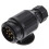 Practical 13-Pin Trailer Socket Black Plastic Electrical Plug Sockets Camping RV Caravan Car Styling Trailer Socket 1