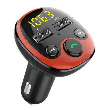 Chargeur USB double 3,1 A, Transmetteur FM Bluetooth pour voiture, Lecteur MP3 mains-libres, Lecteur de musique USB/TF, Accessoires voiture