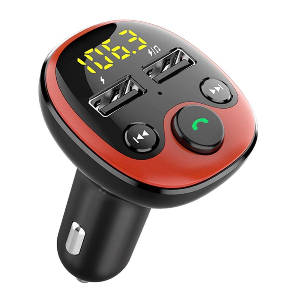 Dual 3.1A Usb Charger Radio Fm Transmitter Bluetooth Car Mp3 Player Handsfree Car Kit Tf U Disk Music Player Car Accessories 775821394460