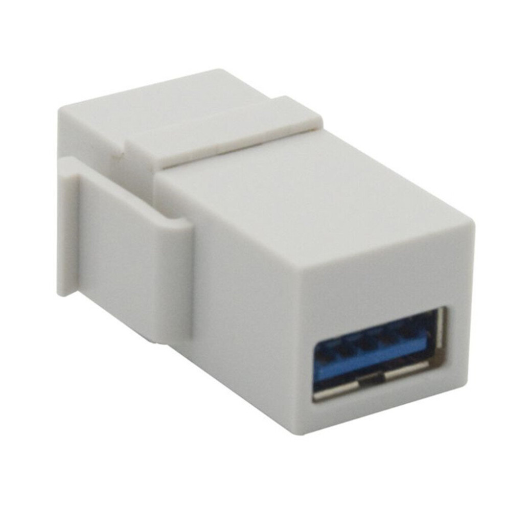 3Pcs Usb 3.0 A Female To A Female Extension Keystone Jack Coupler Connector Adapter Converter 701942843648