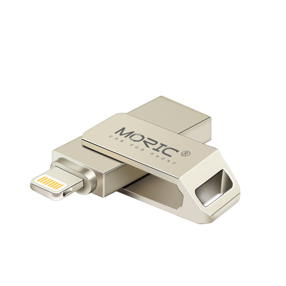 Metal Usb Flash Drive Cle Usb Otg Pen Drive 64Gb Usb2.0 Flash Disk For Iphone X/8 Plus/8/7 Plus Usb Memory Stick 701942832420