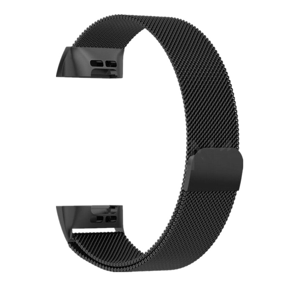 Fits Fitbit Charge 3 Band Metal Stainless Steel Milanese Loop Strap Wristband Not,Specified 775821408082