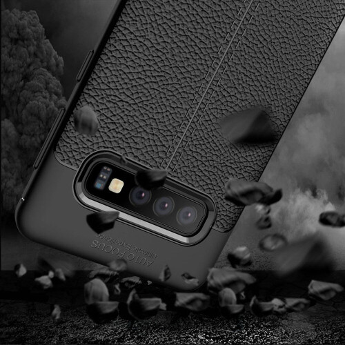 Luxury Litchi Pattern Soft Silicone Case for Samsung galaxy S10 2