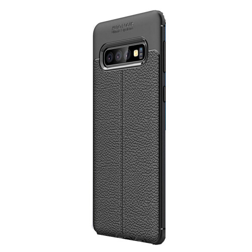Luxury Litchi Pattern Soft Silicone Case for Samsung galaxy S10