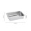 Square Plate Stainless Steel Fried Chicken Candy Dessert Snacks Creative Metal Household Multifunction Plate 2