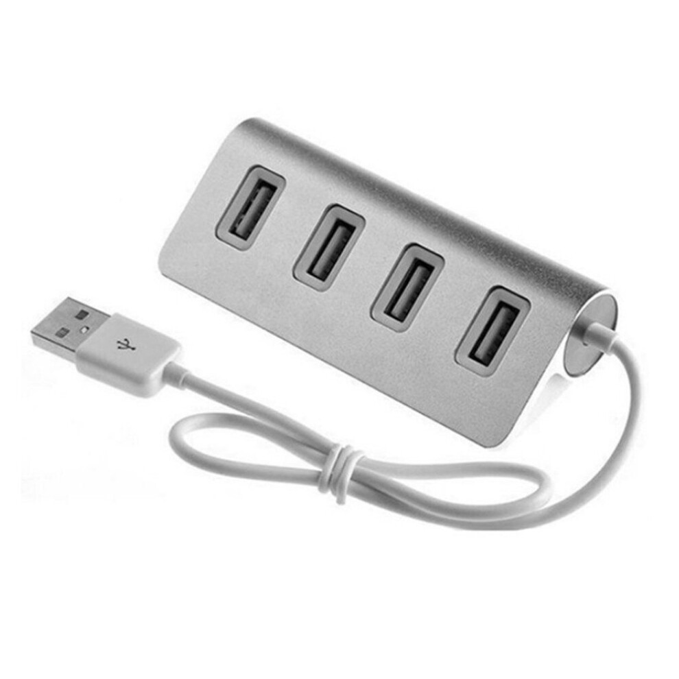 Photos - Card Reader / USB Hub Portable Size Aluminum Alloy Super High Speed 4 Ports USB Hub USB Splitter Adapter With LED Indicator For PC Laptop Computer