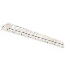 Clear Scale Angle Meter Stainless Steel Metal Straight Ruler Ruler Tool Precision Round Protractor Sided Measuring Tool