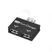 2 Port Charger Hub Adapter fashion USB Splitter for Phone Tablet Computer