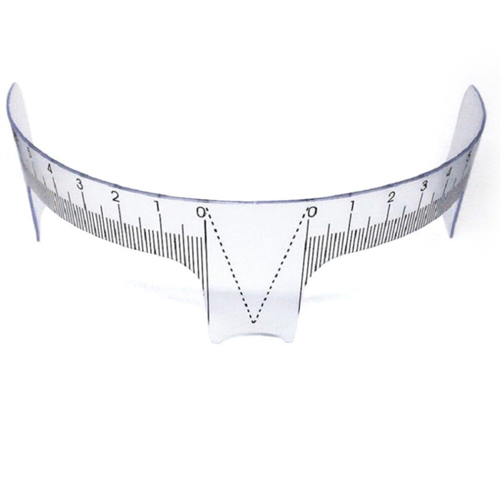 Chaochuang 13Pc Eyebrow Grooming Stencil Shaper Ruler Measure Tool Makeup Reusable Eyebrow Ruler Tool Measures