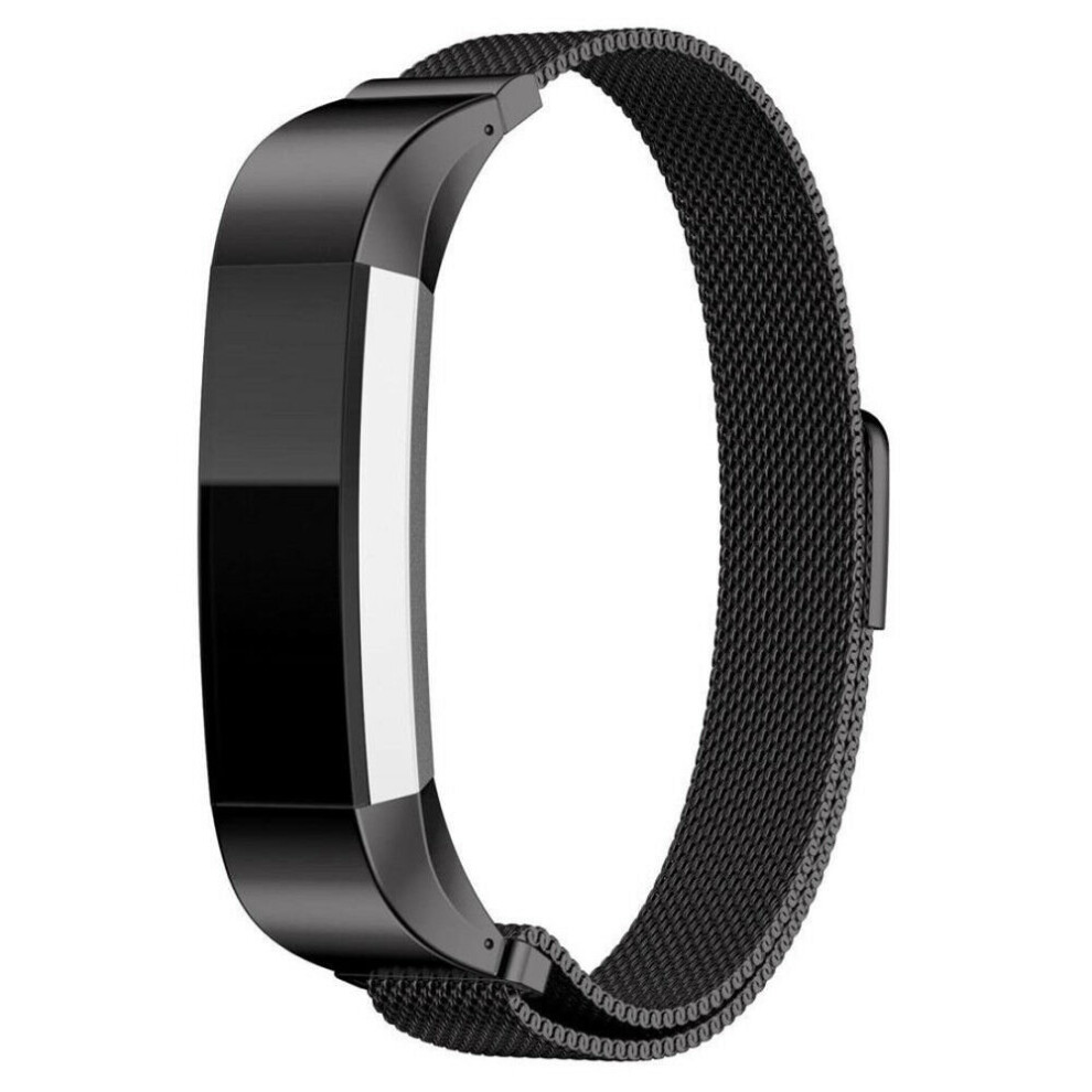 Metal Replacement Strap For Fitbit Alta Band Secure Magnet Wristband Grey 775821408167